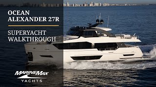 Touring the Sleek Ocean Alexander 27R | 88' of Luxury