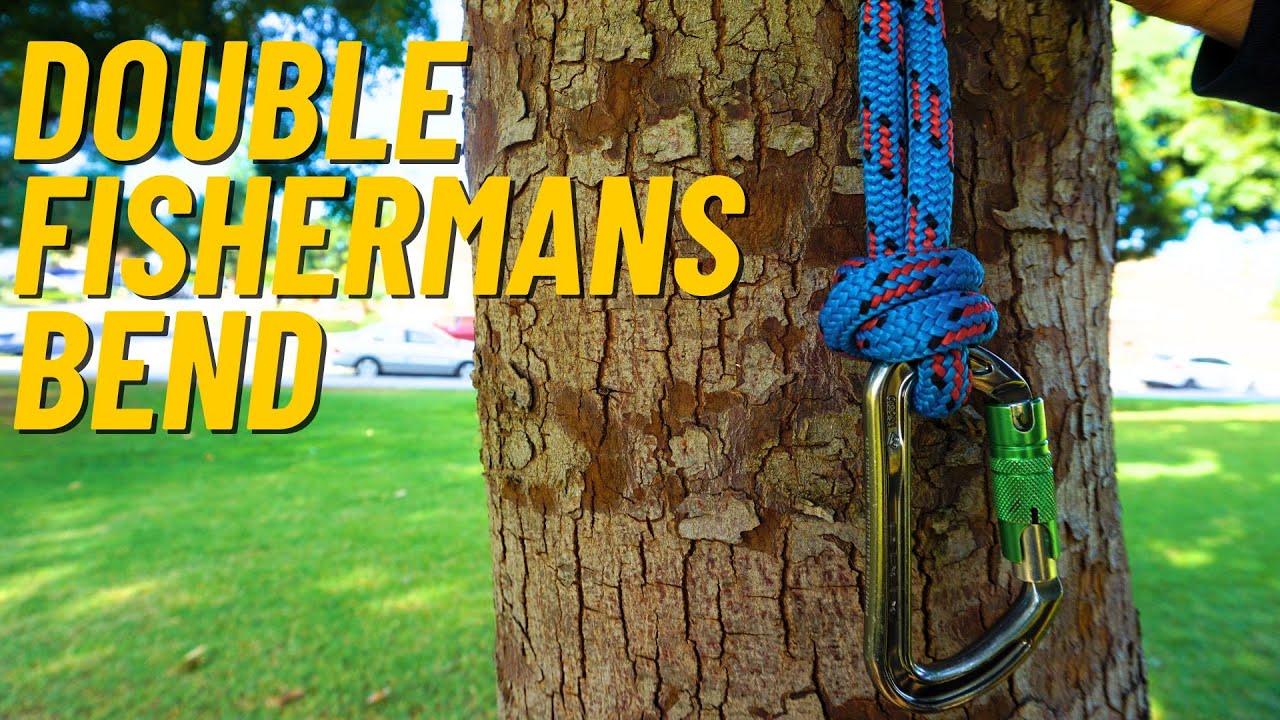 Termination Knots: How to Tie The Double Fishermans Bend - YouTube