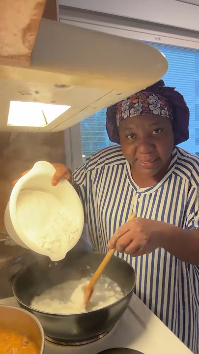 How I make fufu
