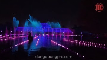 Thiết Kế Ánh Sáng Kết Hợp Nhạc Nước Nghệ Thuật #thietkeanhsang