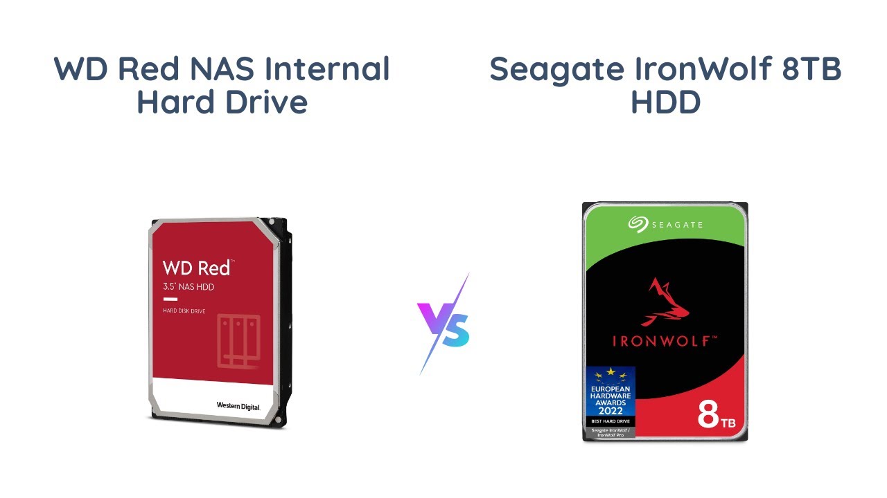 WD Red 6TB vs Seagate IronWolf 8TB | NAS Internal Hard Drive