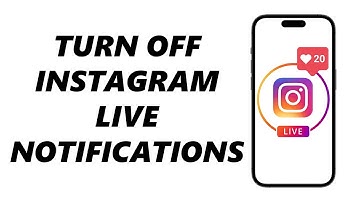 How To Turn OFF Instagram LIVE Notifications