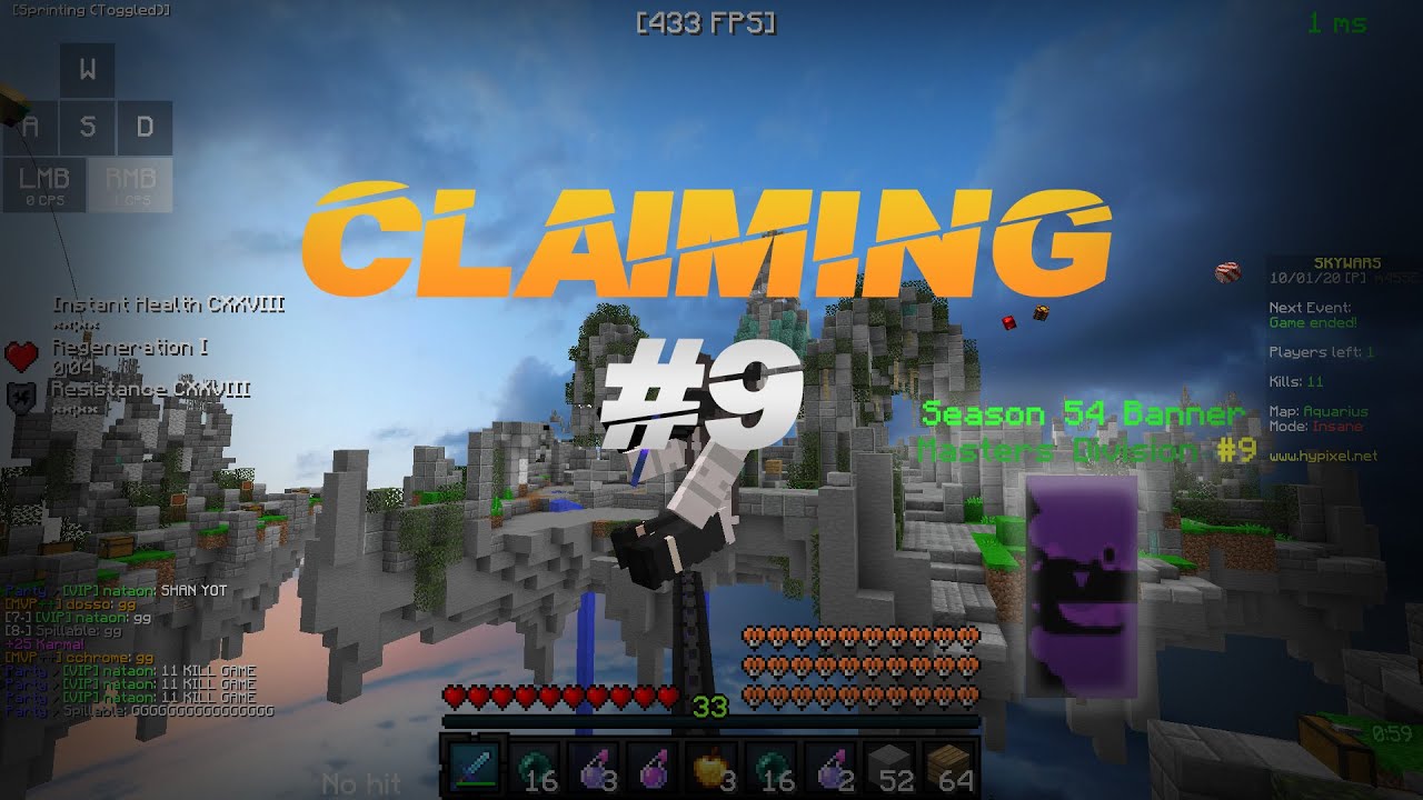 claiming masters division #9 (season 54) (24th masters)