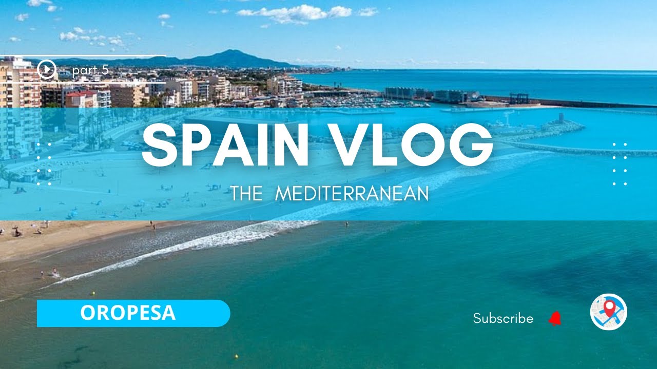 ✅Relaxing Drive through Oropesa del Mar 🇪🇸 | Scenic Road in Spain | Calm Music