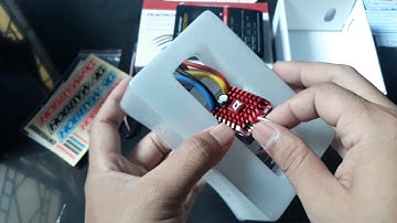 Esc Hobbywing Quicrun WP 1080 Brushed + Set Lampu LED