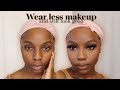 How to wear LESS Makeup | Darkskin WOC Natural Everyday Makeup Tutorial