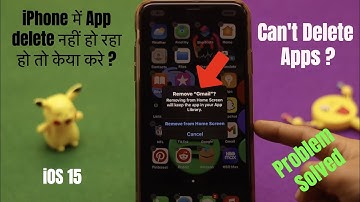 iPhone Me App Delete Nahi Ho Raha Hai To Kya Kare [Hindi]