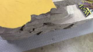8 inch Feather Slate Seamless NEW Step Insert Form Liners for Decorative Concrete