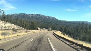 Driving on SR-260 in Payson Arizona Trucking USA