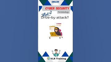 What is Drive by attack? cyber security terminology#vlrtraining #cybersecurity #education