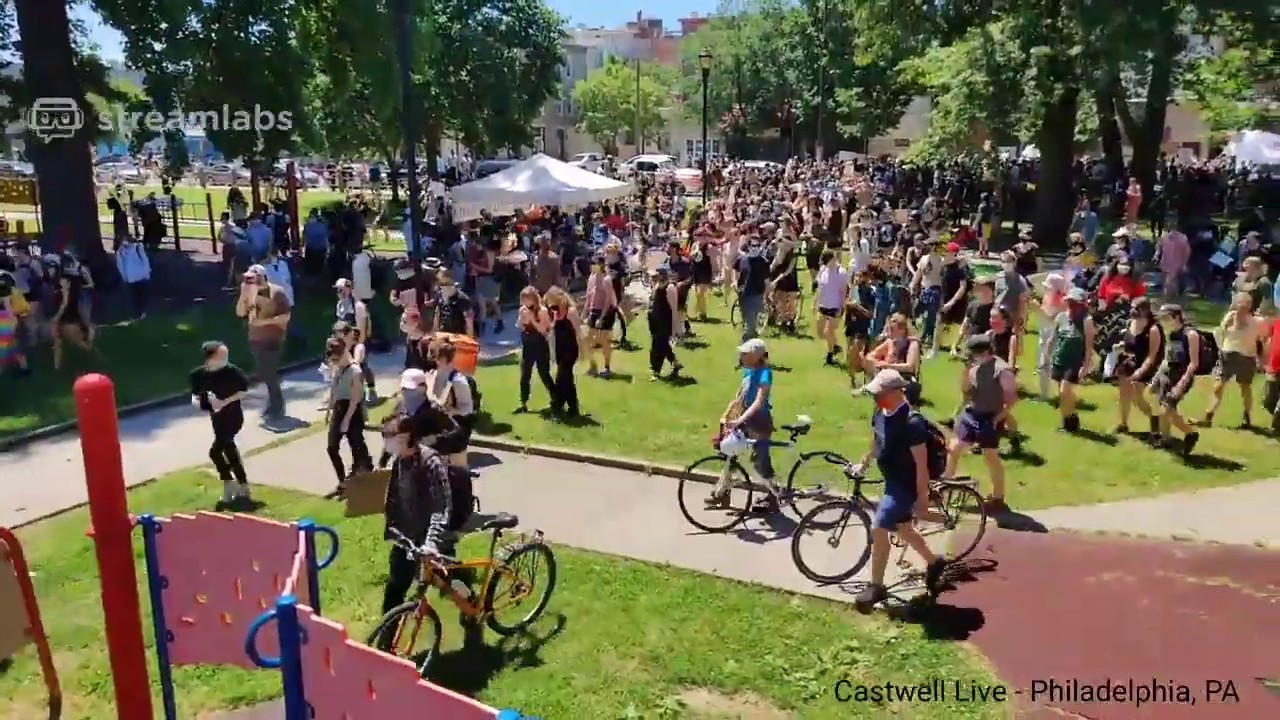 March into Malcolm X Park Philadelphia, PA (June 13th) YouTube