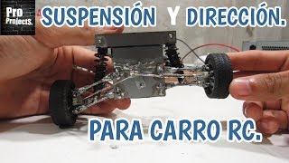 How to make suspension and steering for car Rc? Part 01