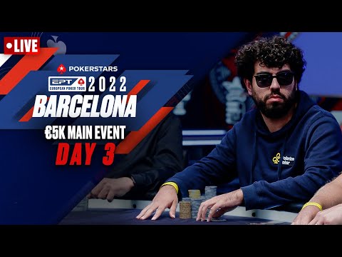 €1,100 Main Event Day 3, 2023 888poker LIVE Barcelona