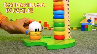 Colors for Kids! - CATERPILLAR PUZZLE! - Games and Toys for Children. Toy Unboxing videos for kids screenshot 5