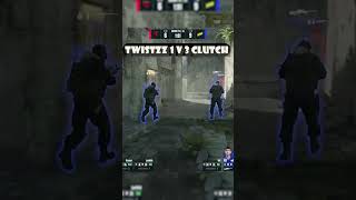 TWISTZZ 1 VS 3 CLUTCH #cs2 #csgo #twich #navi #faze