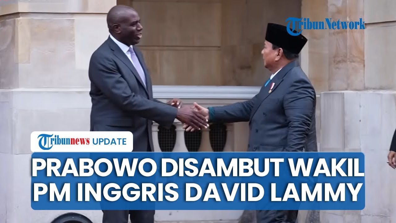 Tiba di Lancaster House London, Presiden Prabowo Disambut Hangat Wakil PM David Lammy