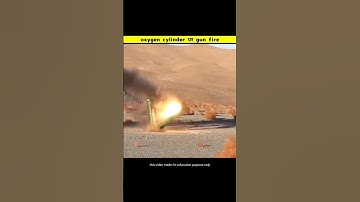 oxygen cylinder पर gun fire | facts in hindi / amazing facts #shorts