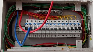 16 way MCB Box connection ।। AC Circuit Normal Load Power Load Circuit MCB connection