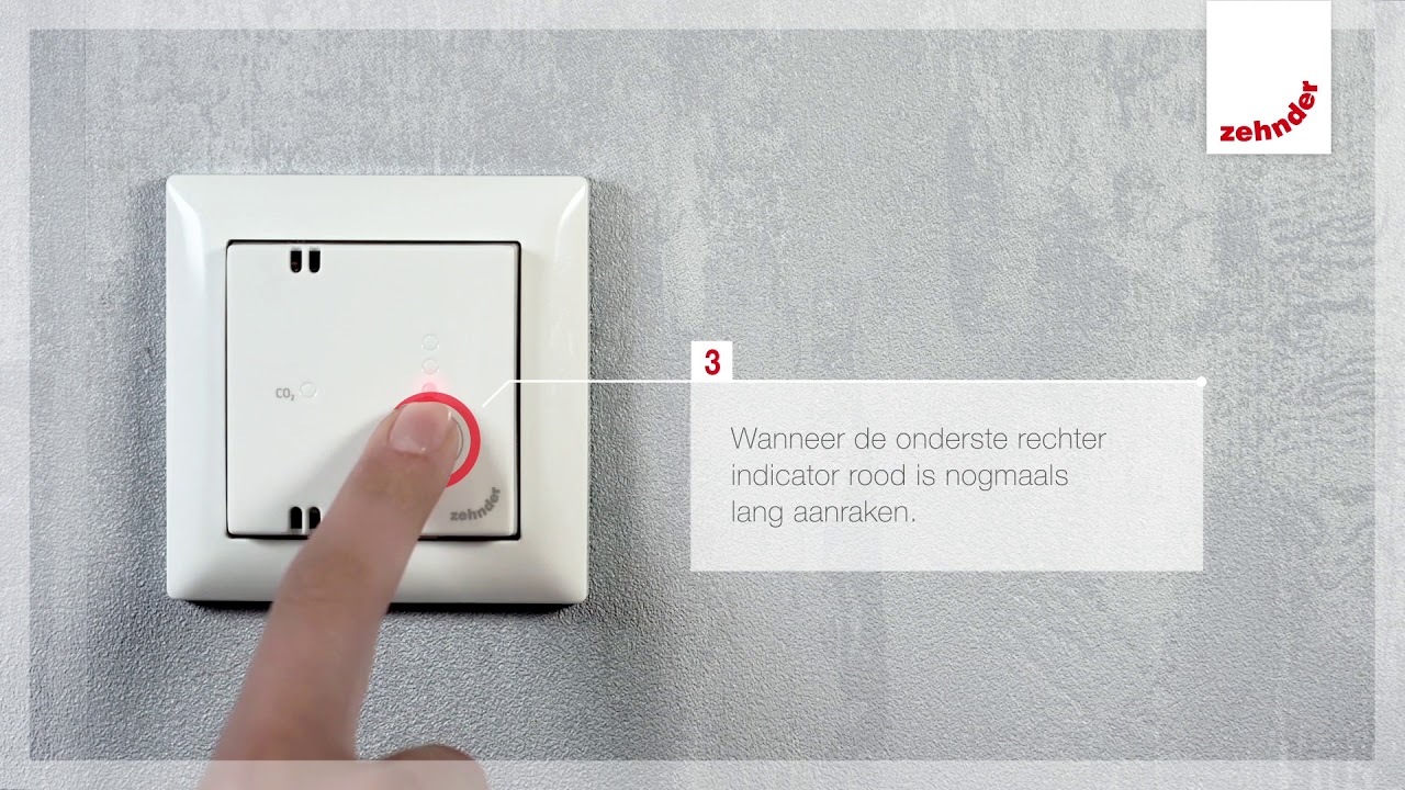 Zehnder CO2 sensor RF  Foutmelding koppeling met ventilatietoestel