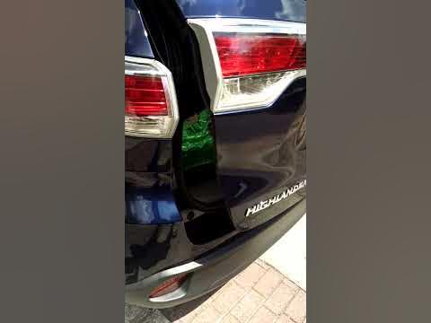 rear power liftgate problem in my 2015 Toyota Highlander - YouTube