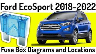 (2018-2022) Ford EcoSport Fuse Box Diagrams and Fuse Panel Locations✅