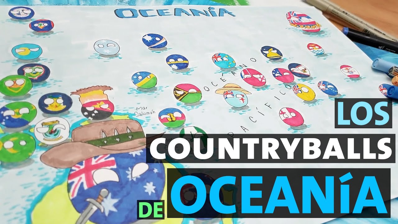 🔶️🌏Cuales son las Countryballs de Oceanía ???🔶️🌏