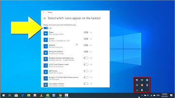 How to Show All System Tray Icons on Windows 10 Taskbar