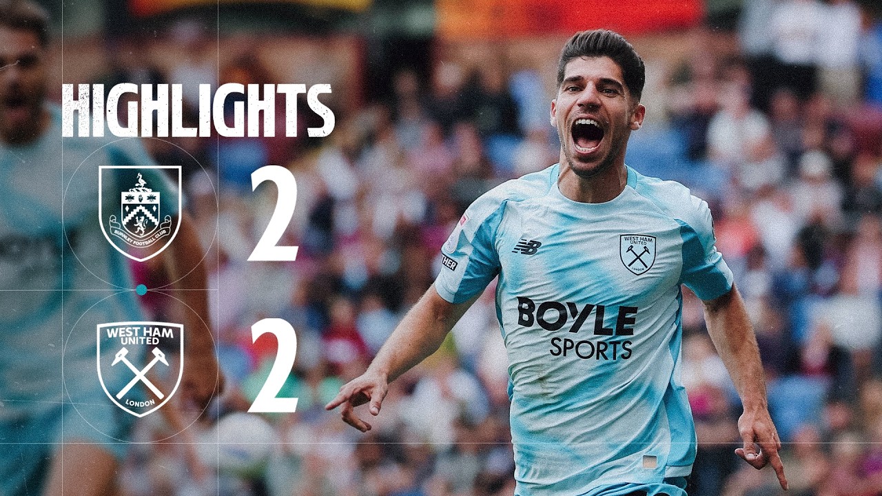 Burnley 2-2 West Ham | Championship Highlights