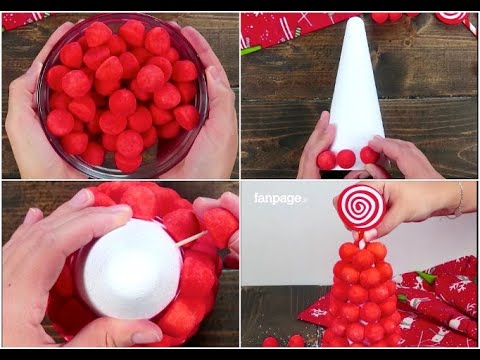 Albero Di Caramelle L Idea Golosa Per Il Tuo Natale Youtube