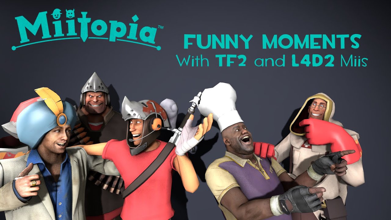 Miitopia Забавные моменты с TF2 и L4D2 Miis