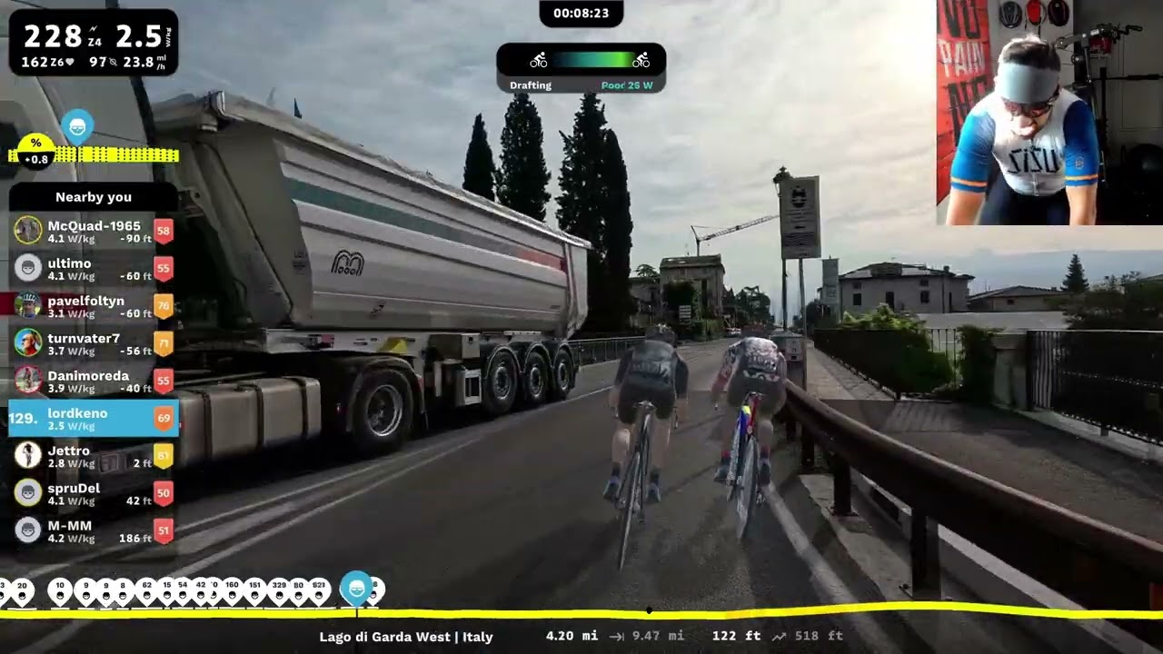 The Big Rouvy Race, Impressive event with 2000 riders around Lago di Garda