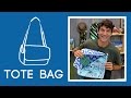 Make a Cool Tote Bag with Pockets, Piping, and Lining!