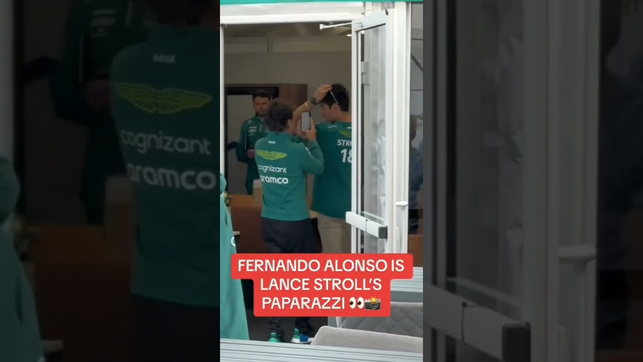 FERNANDO ALONSO Is LANCE STROLL'SPAPARAZZI 