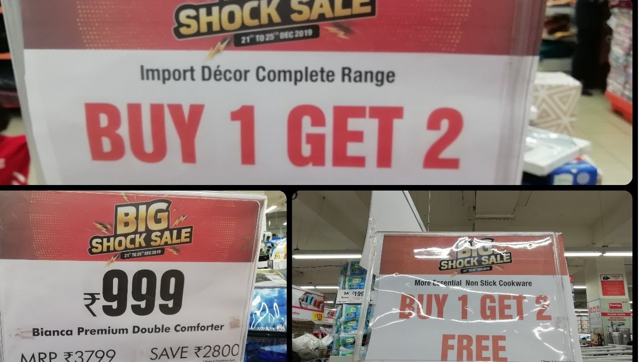 More Mega Store Big Shock Sale ||  Buy 1 Get 2 Offers