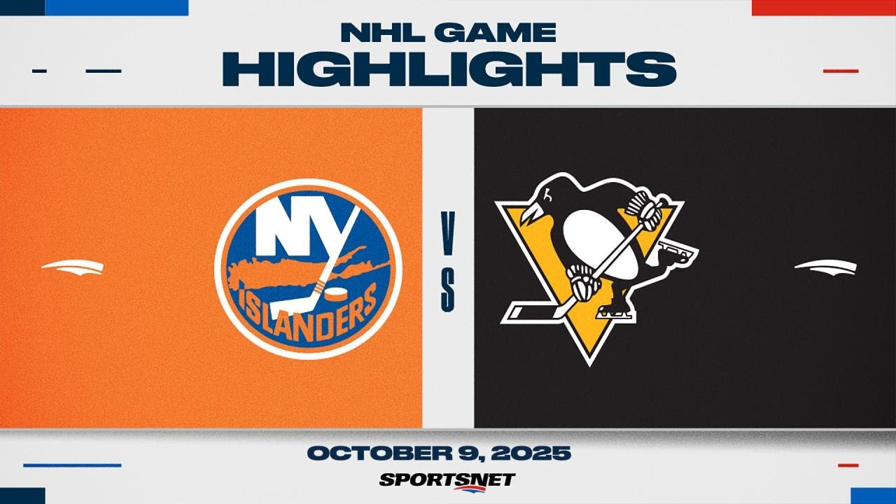 NHL Highlights | Islanders vs. Penguins - October 9, 2025