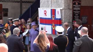 The Queen visiting St Ives RNLI Station