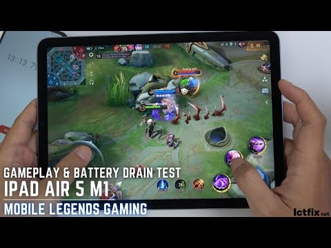 iPad Air 5 Mobile Legends Gaming test | Apple M1, 8GB RAM