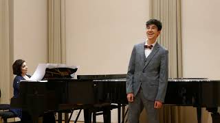 Lungi dal caro bene. Der Wanderer und der Bach. I got plenty o'nuttin (Porgy and Bess)
