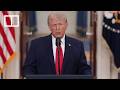 WATCH: Donald Trump addresses nation