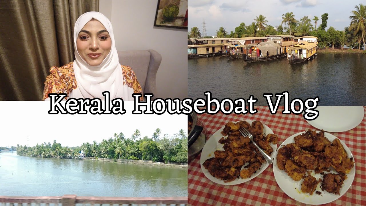 A Day in a Kerala Houseboat | Alleppey Boathouse Vlog | Backwater Seafood | Vlog 23 | Anamara Shaikh