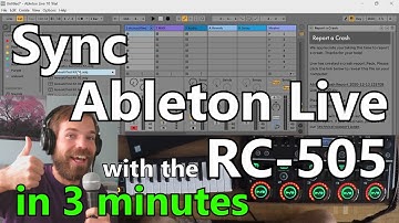 How to Sync Ableton Live with the RC-505 - Dec 13th 