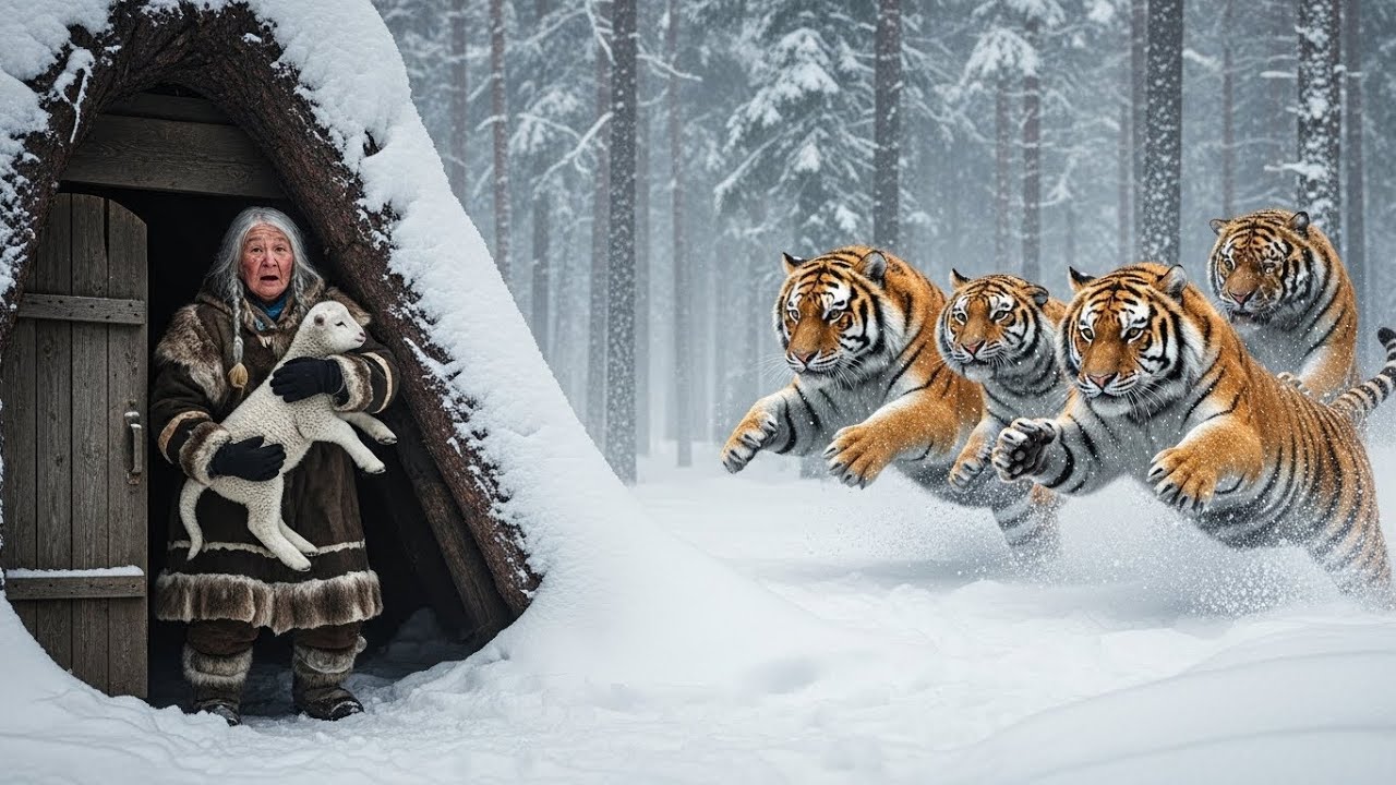 80-Year-Old Widow Survives in a Tree and Protects Her Sheep from Wild Beasts|Frozen Life 84