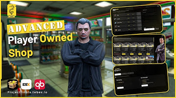 Advanced Player Owned Shop System | Project Finals | QBCore | Qbox | ESX | ND Core | ox_core
