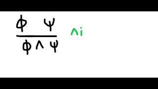 Rules for natural deduction: conjunction