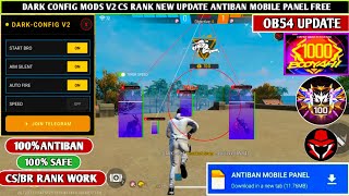 OB54 Free Fire Panel Mobile 🔥 FF Antiban Panel | Free Fire Hack New 💯 FF Injector 2026 | FF Panel