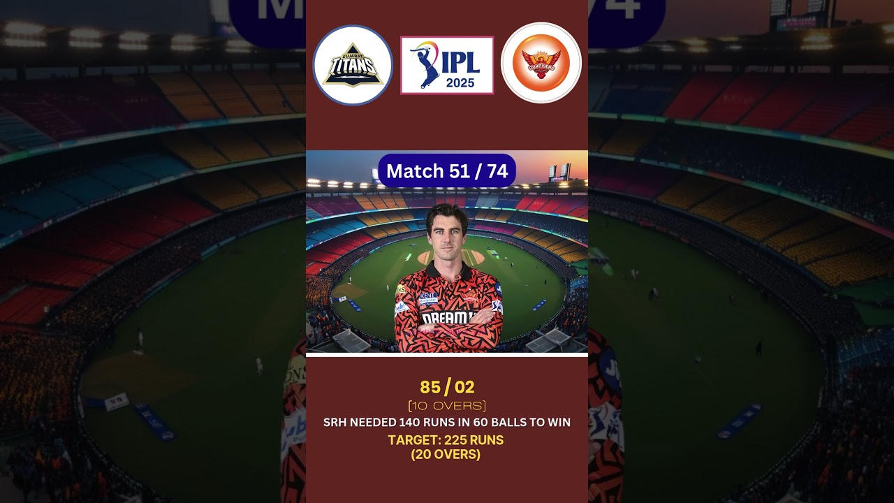 🏏 IPL 2025 || Match 51 SRH need 140 runs in 60 balls to win! || V Rajan || @virtualspeaker-x3u #ipl