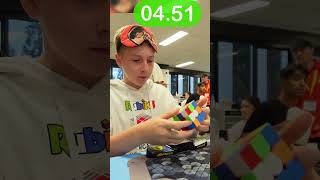12.70 Blindfolded Rubiks Cube Solve