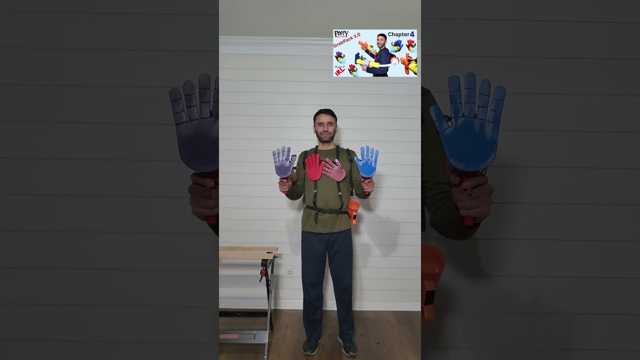 POPPY PLAYTIME CHAPTER 4 GRABPACK In Real Life with All Hands 