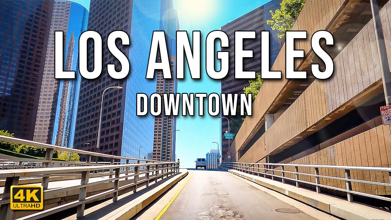 Los Angeles Downtown Drive [4K] | California