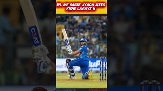most sixes in ipl history...! #iplteamcaptain #cricket #ipl ipl update highlights.! #timdavid